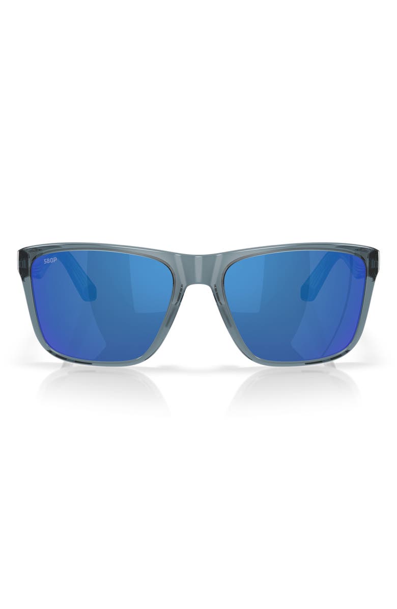 Costa Del Mar Los Alijos 59mm Sunglasses, Main, color, Translucent Blue / Blue 580P