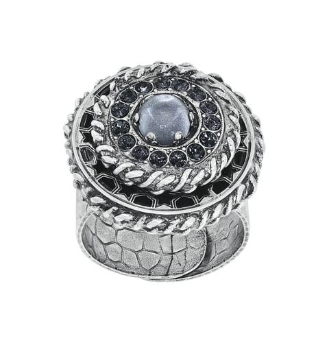Lost and Found Halo Medallion Ring