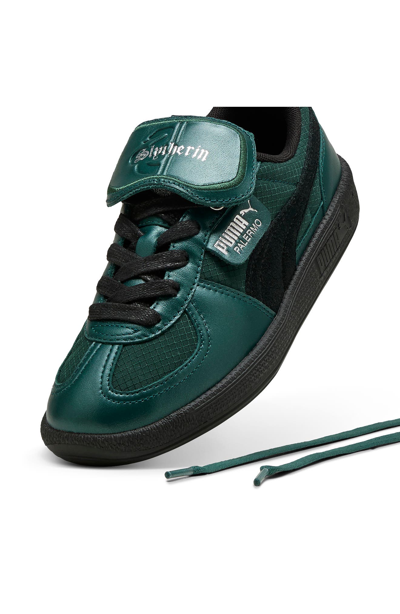PUMA x Harry Potter<sup>™</sup> Kids' Palermo 2 Sneaker, Alternate, color, Dark Myrtle-Puma Black