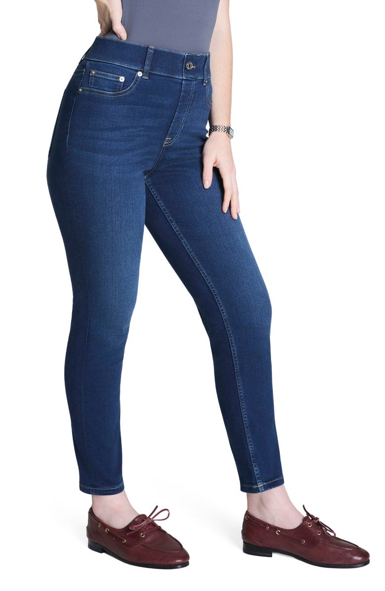 SPANX<sup>®</sup> SPANXshape<sup>™</sup> Pull-On Skinny Jeans 2.0, Alternate, color, Pacific Wash