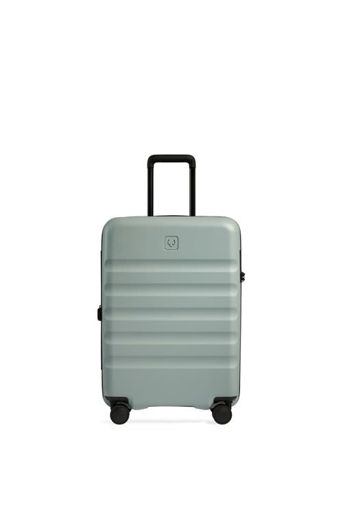 Antler Icon Stripe Medium Suitcase In Mist Blue