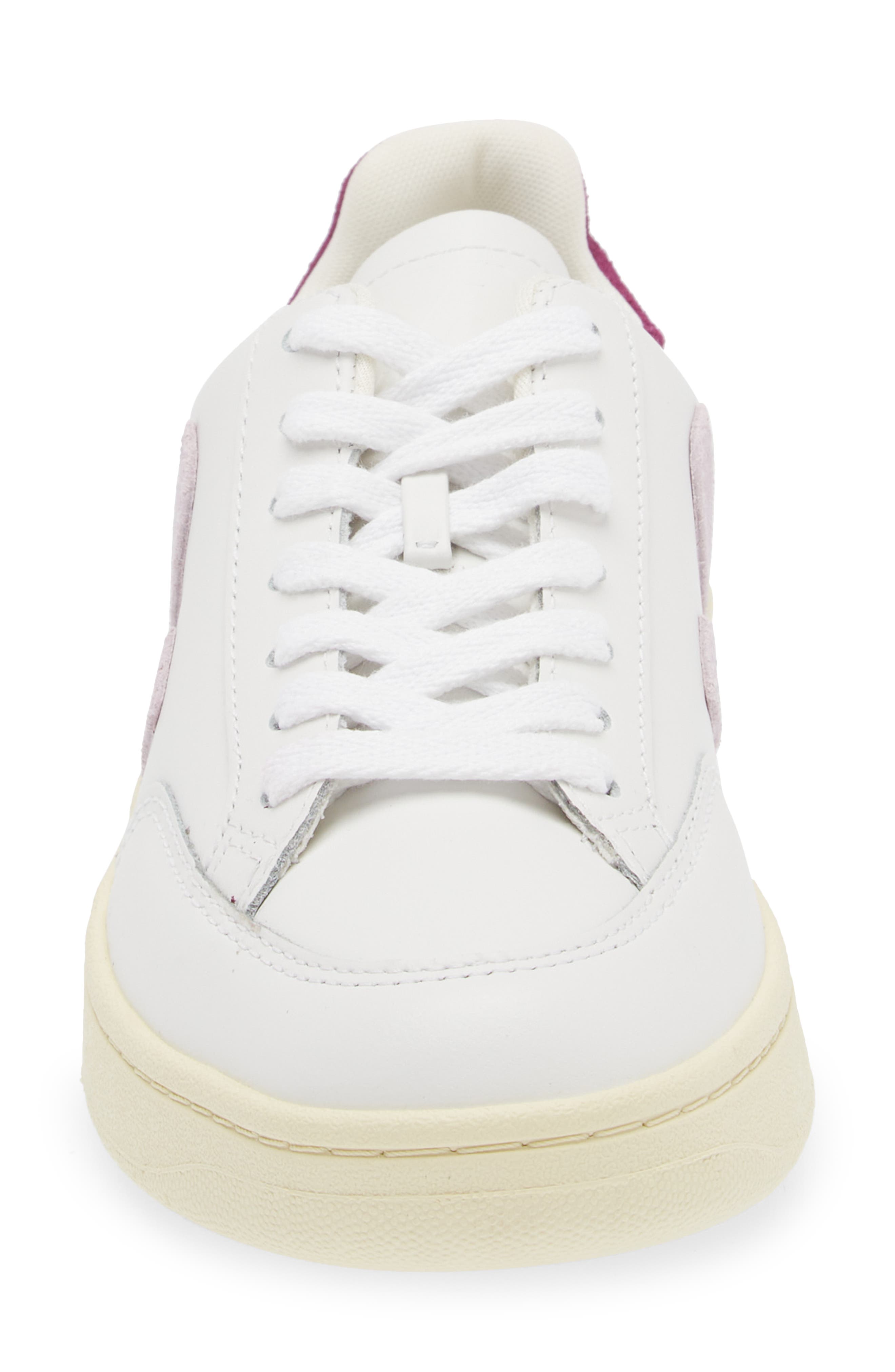 Veja V-12 Sneaker, Alternate, color, Extra-White Parme Magenta