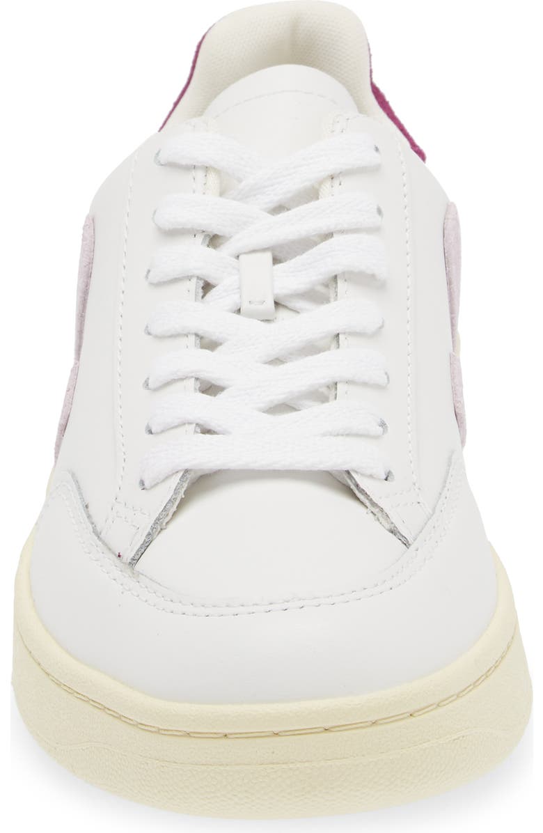 Veja V-12 Sneaker, Alternate, color, Extra-White Parme Magenta