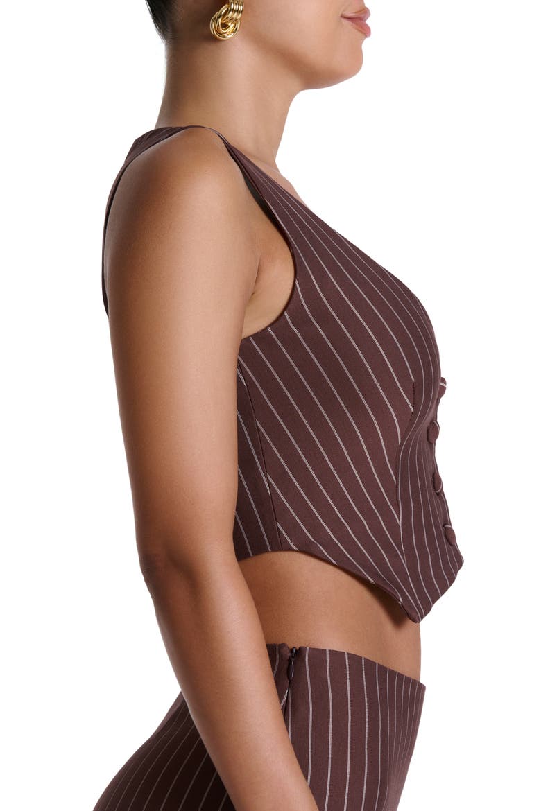 Tailored Vest, Alternate, color, BROWN