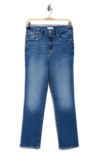 Good American Always Fits Good Legs Straight Leg Jeans In Blue