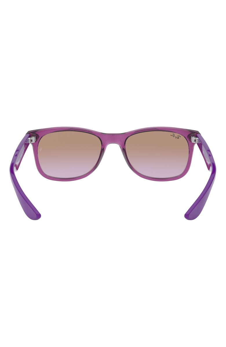 Ray-Ban Kids' Junior Wayfarer 50mm Gradient Square Sunglasses, Alternate, color, 
