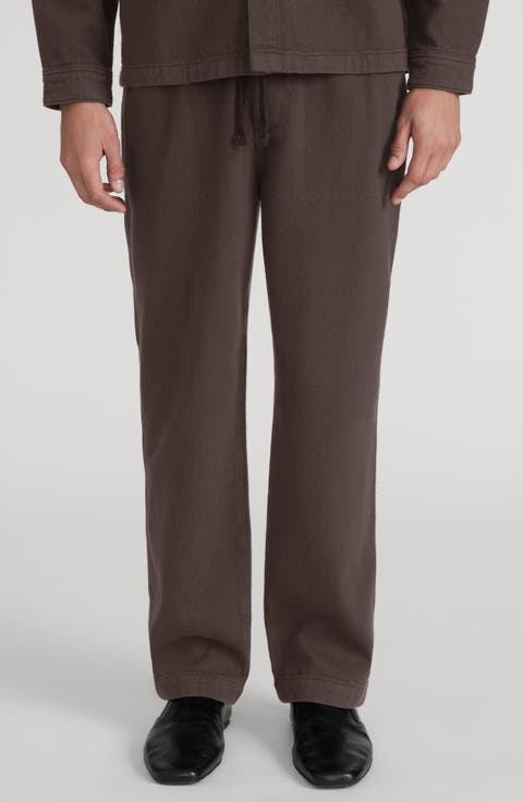 Textured Terry Travel Pants