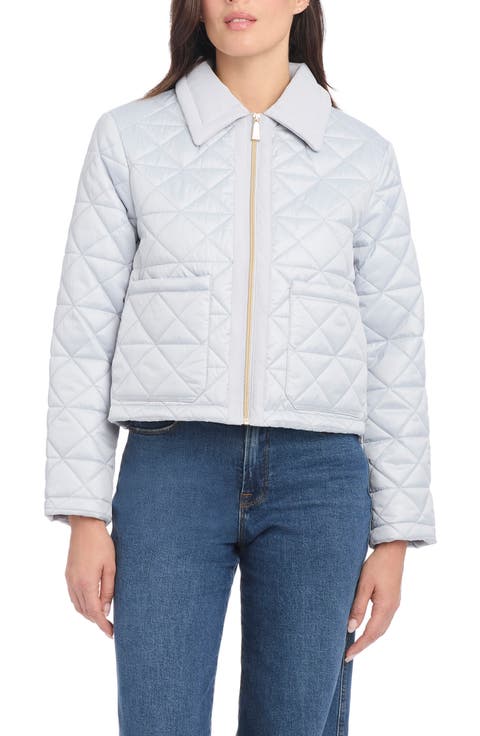 Zip Front Quilted Jacket