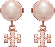 Tory Burch Moondance Faux Pearl Drop Earrings