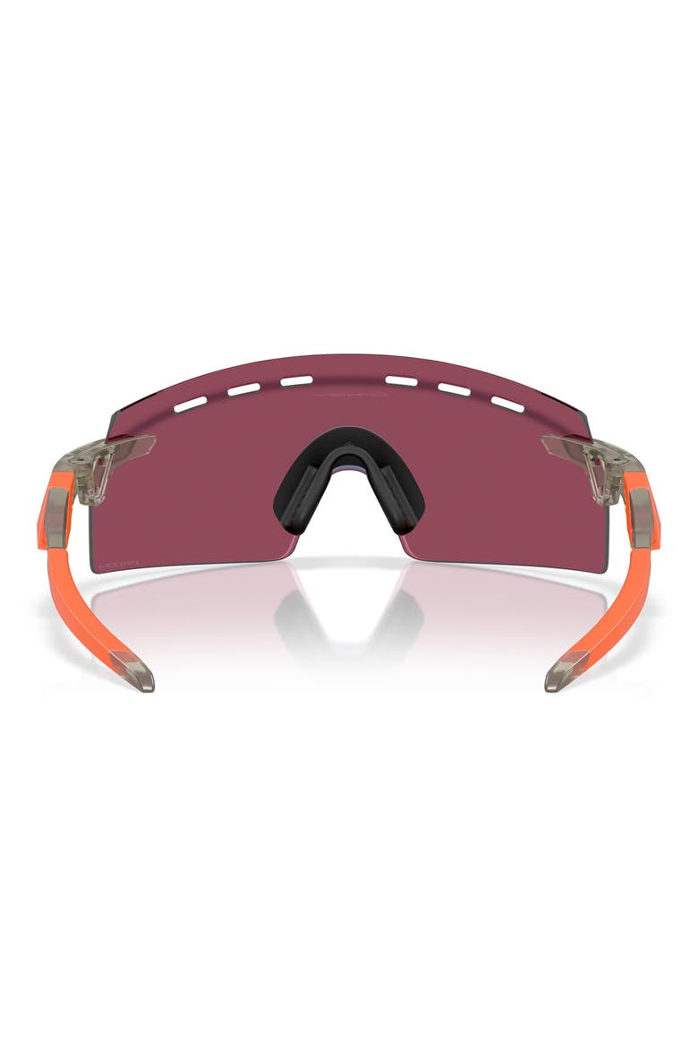 Encoder Strike 39mm Prizm™ Rimless Wrap Shield Sunglasses, Alternate, color, DARK GREY/PINK