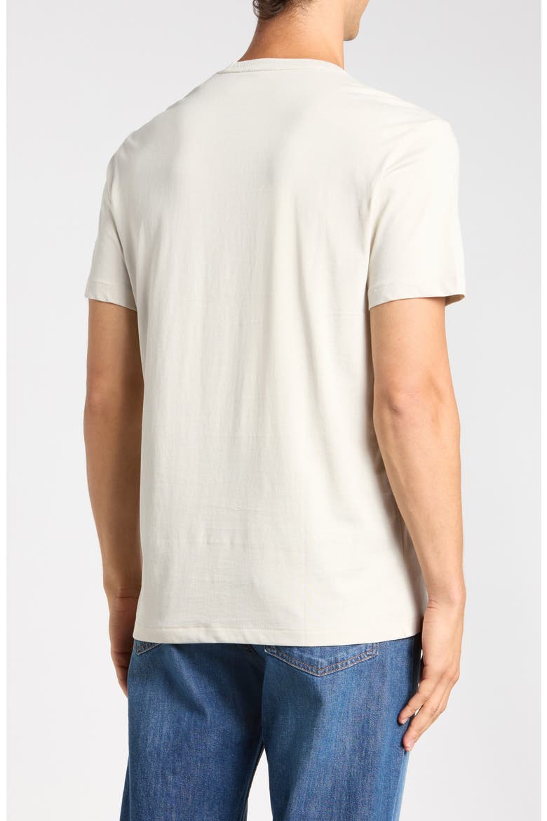 Jacquard Collar T-Shirt, Alternate, color, MOONBEAM