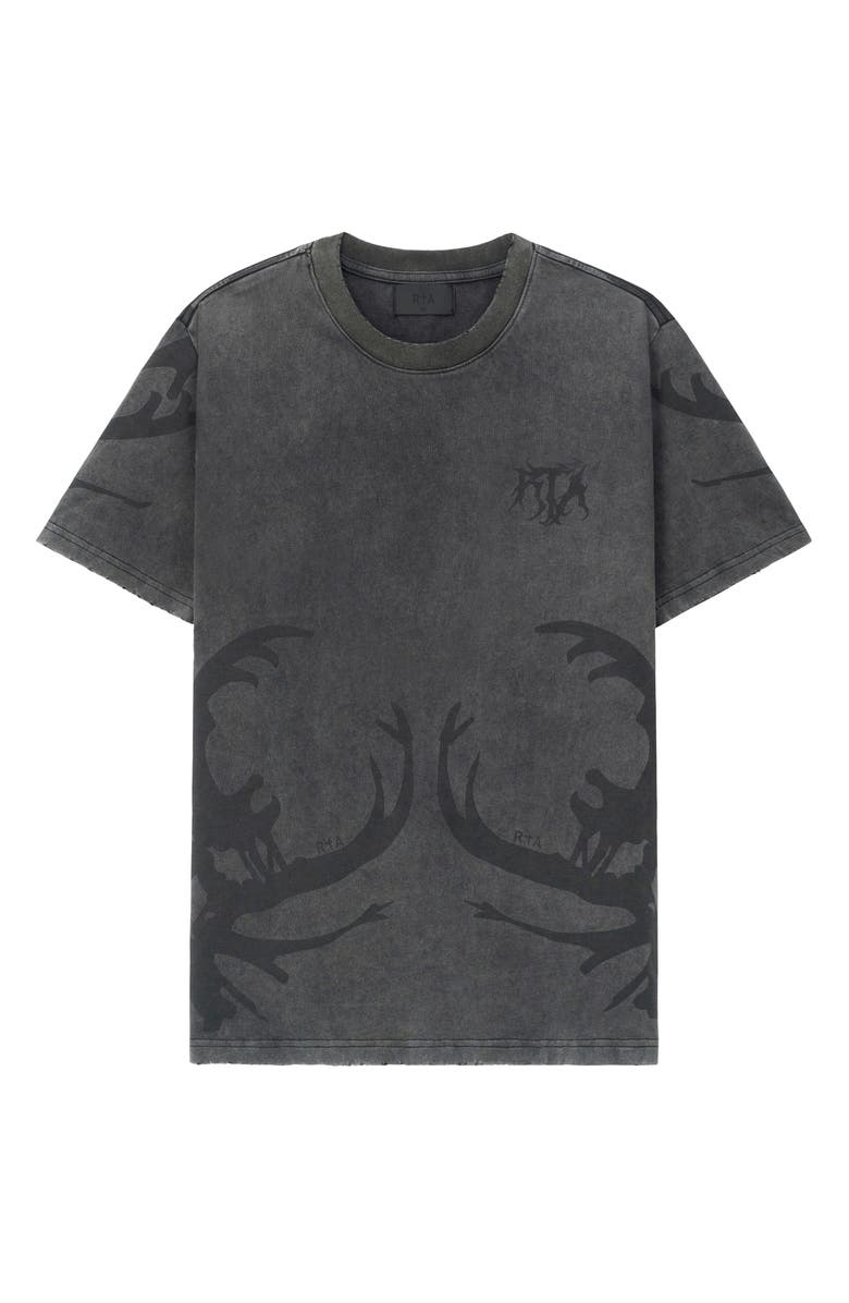 RtA Liam Logo Graphic T-Shirt, Main, color, Black Beetle