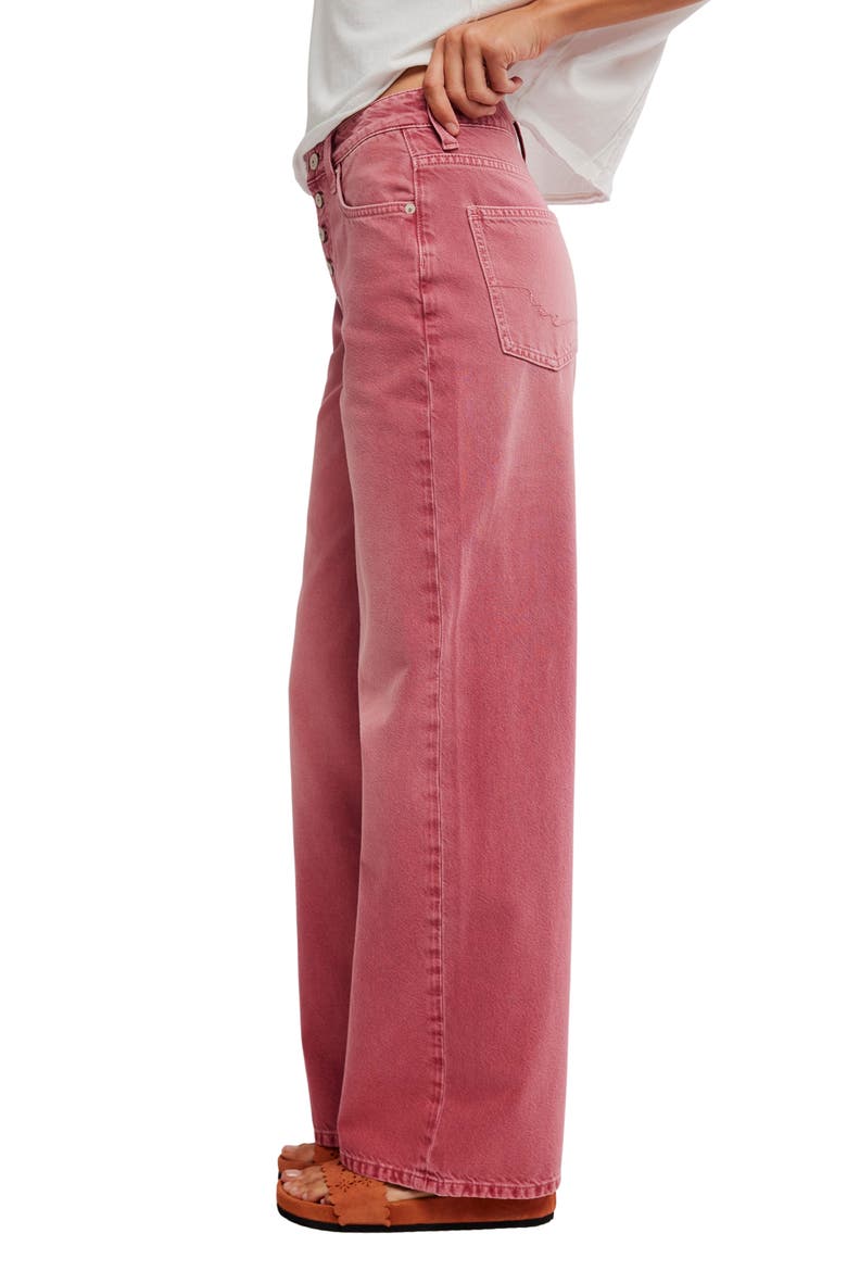 Nia Exposed Button Boyfriend Jeans, Alternate, color, BAROQUE