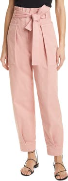 A.L.C. Cobolt Belted Paperbag Twill Pants