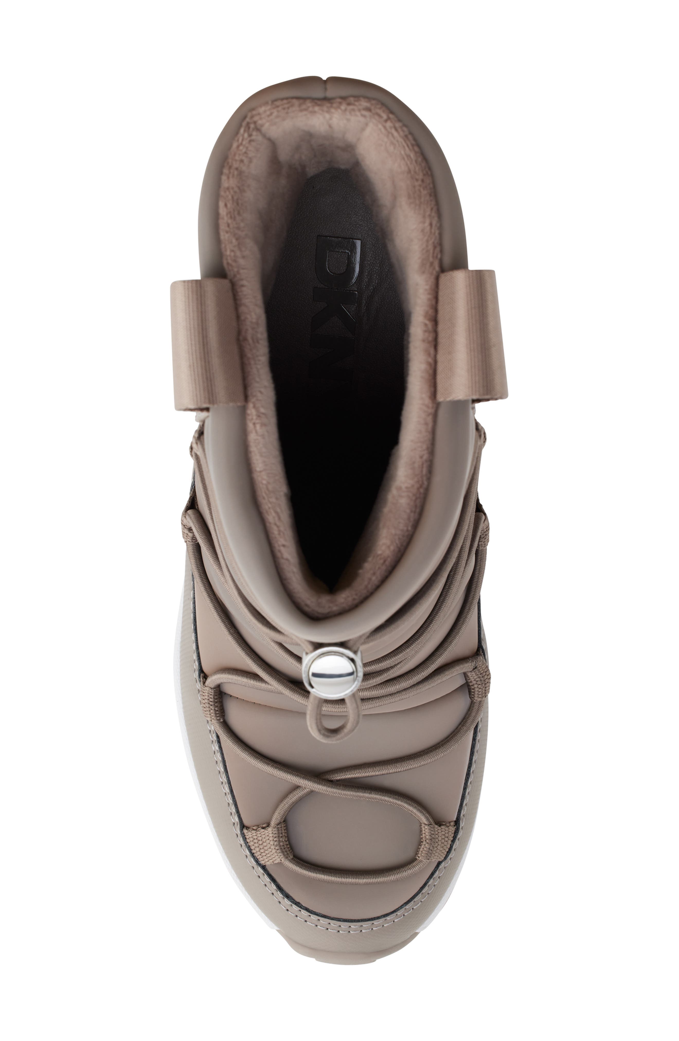 DKNY Perla Wedge Bootie, Alternate, color, Ash