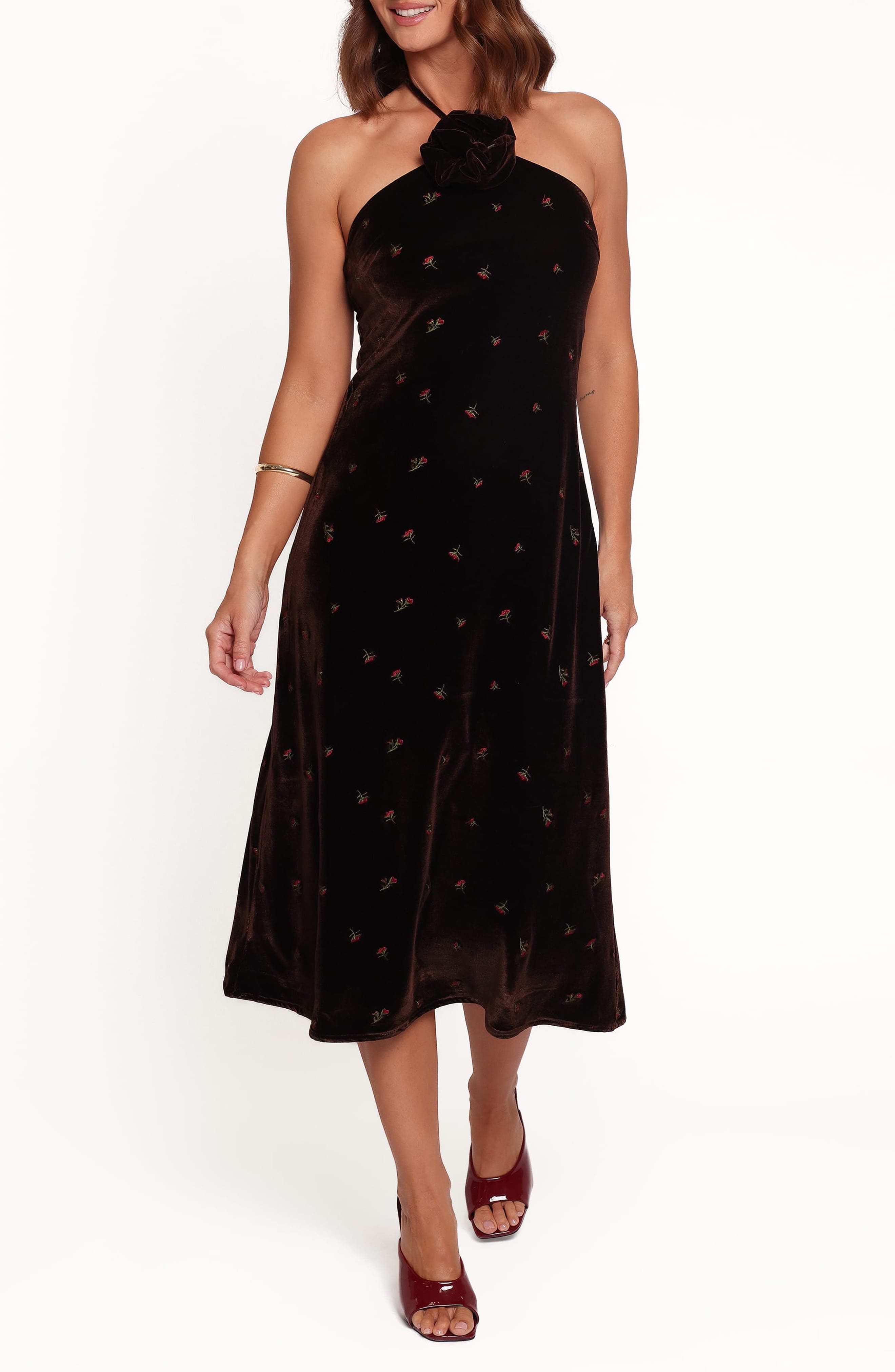 selected BROWN FLORAL