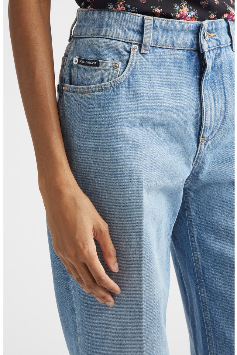 Loose Pressed Crease Straight Leg Jeans, Alternate, color, VARIANTE ABBINATA