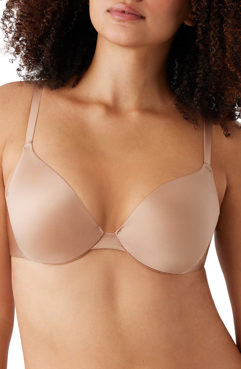 Wacoal Inner Sheen Underwire T-Shirt Bra, Main, color, Roebuck