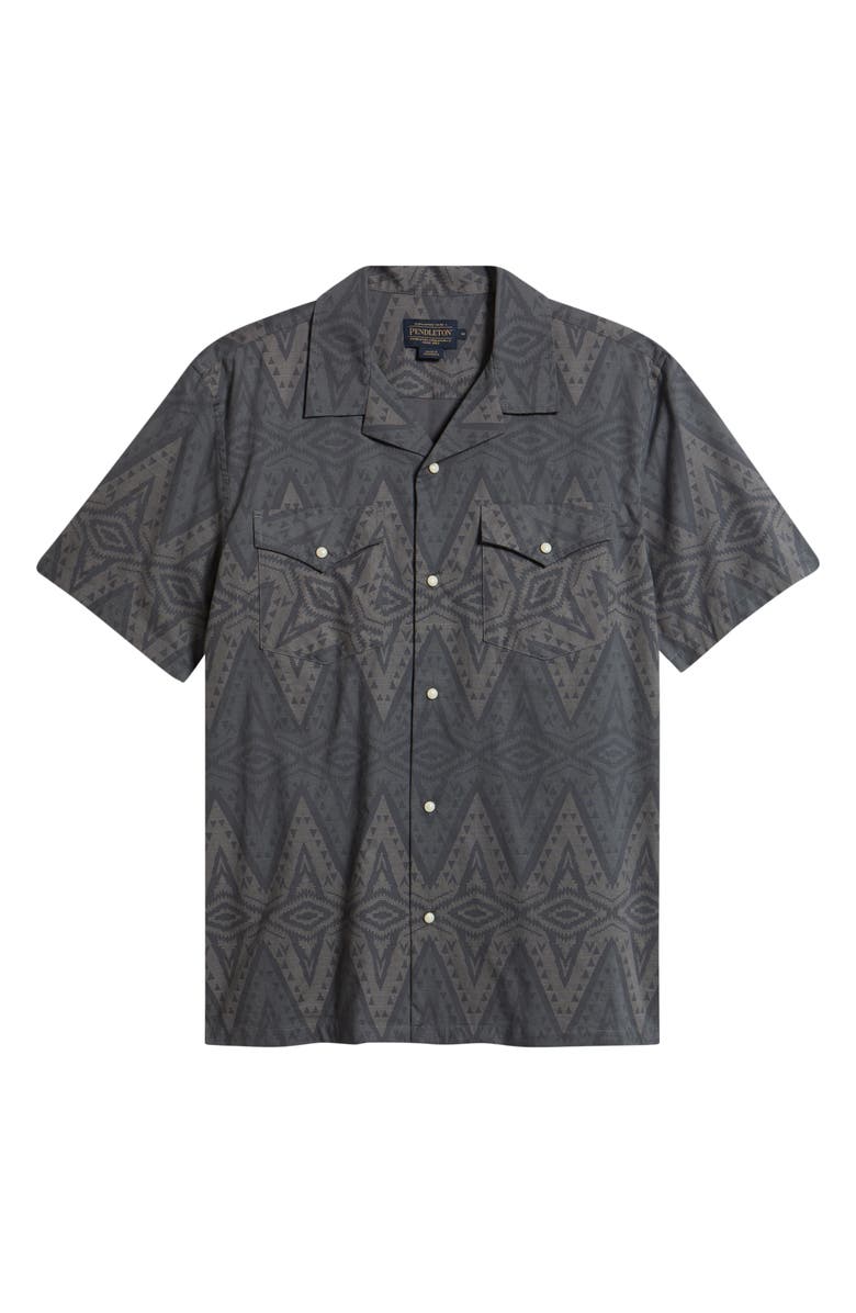 Pendleton Snap-Up Short Sleeve Western Shirt, Main, color, 