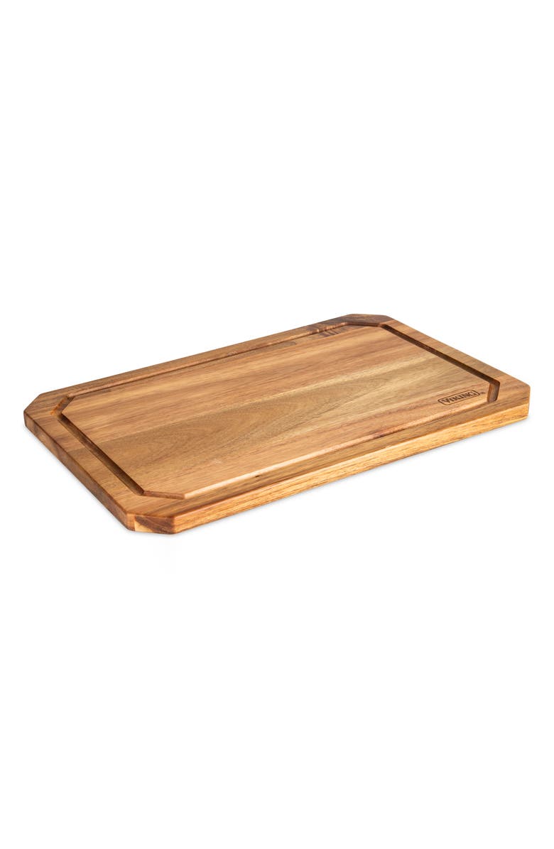 Viking Acacia Wood Carving Board with Juice Groove, Alternate, color, Acacia Wood