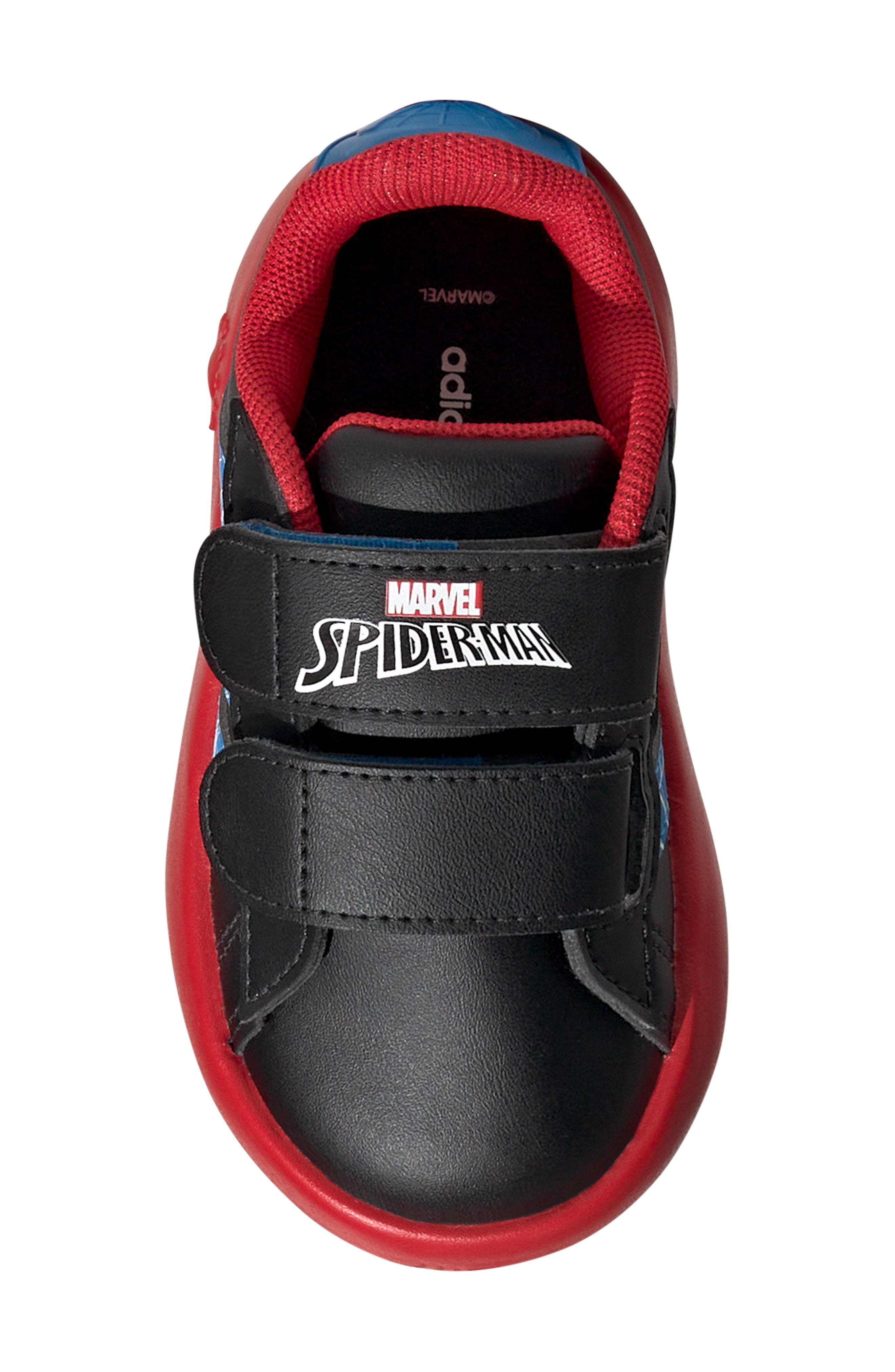 adidas Kids' Grand Court Sneaker, Alternate, color, Black/ Blue/ Ruby