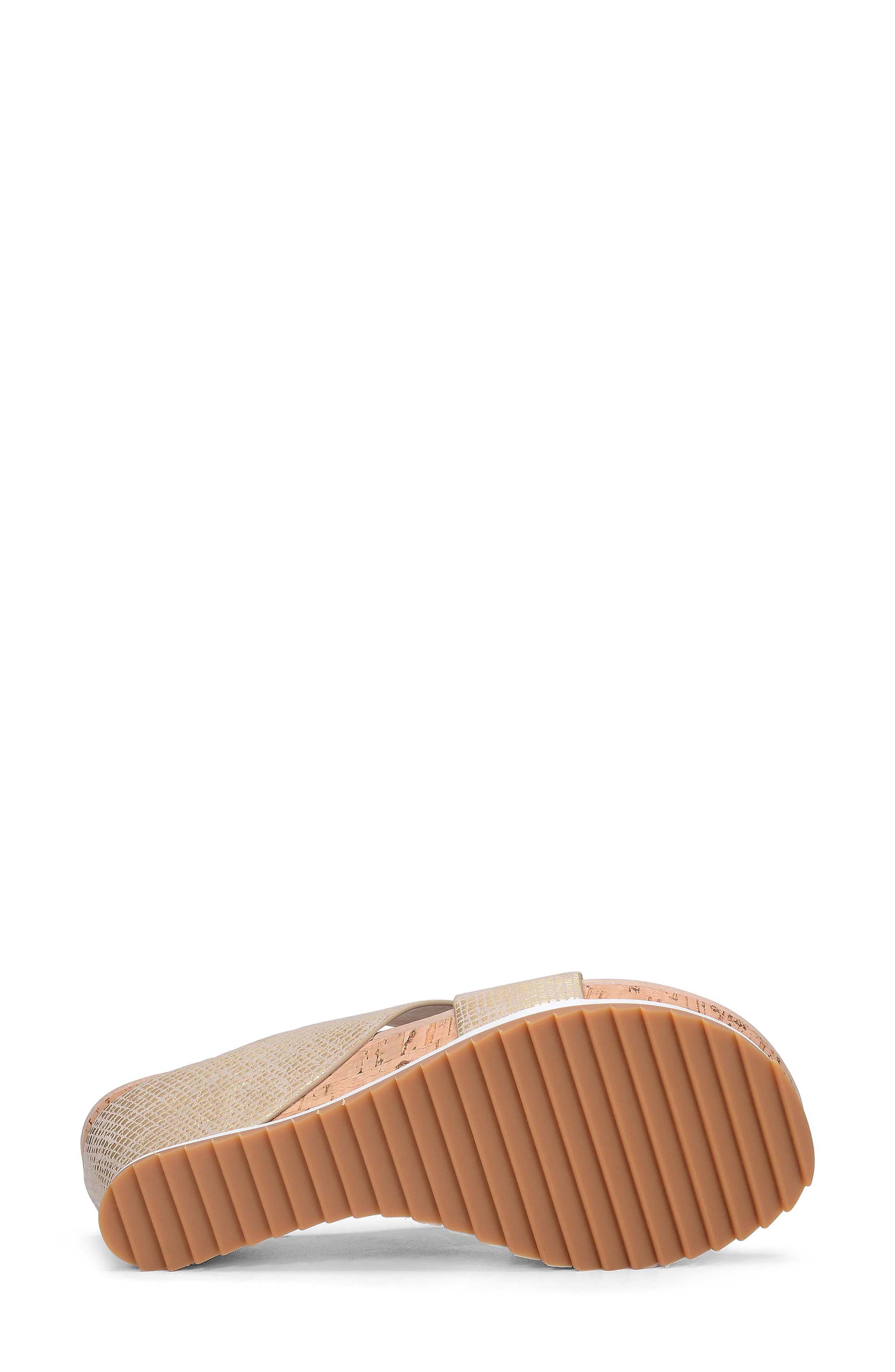 Donald Pliner Sisu Wedge Sandal, Alternate, color, Platino