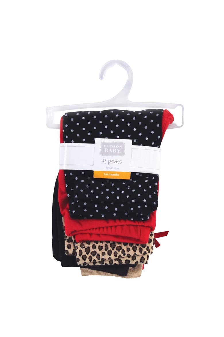 4Pk comfy leggings set, Alternate, color, Basic Leopard