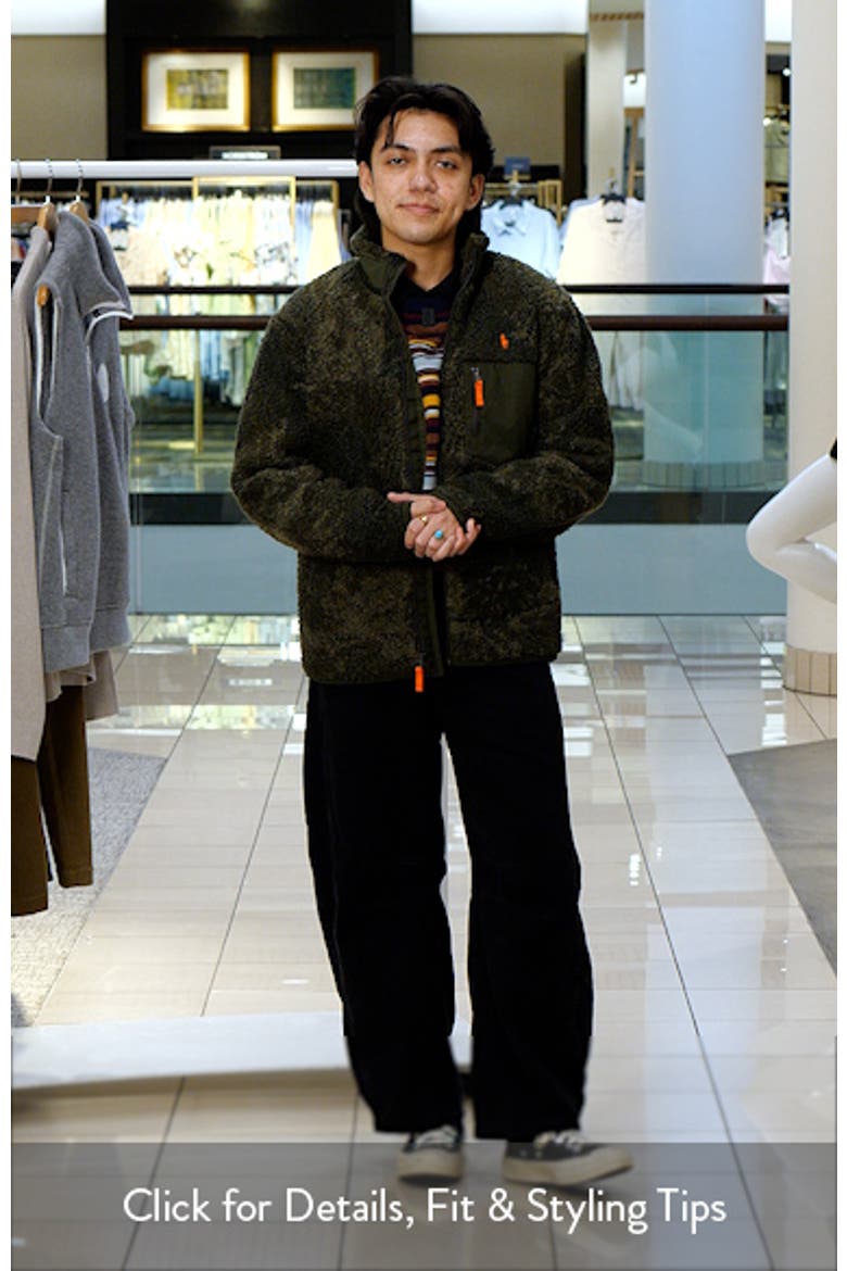 Polo Ralph Lauren High Pile Bonded Fleece Jacket (Men) | Nordstrom