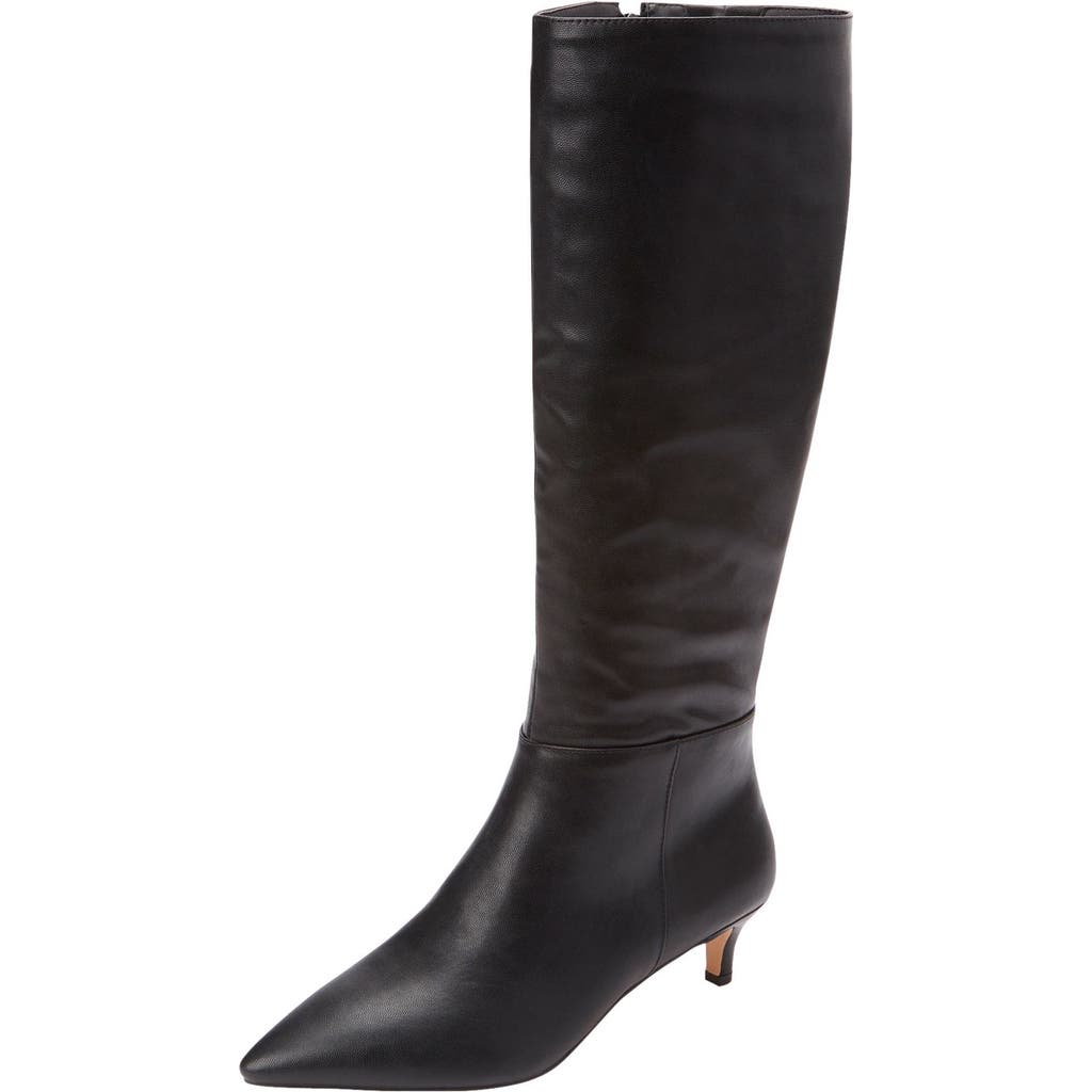 Comfortview The Poloma Tall Wide Calf Boot In Black