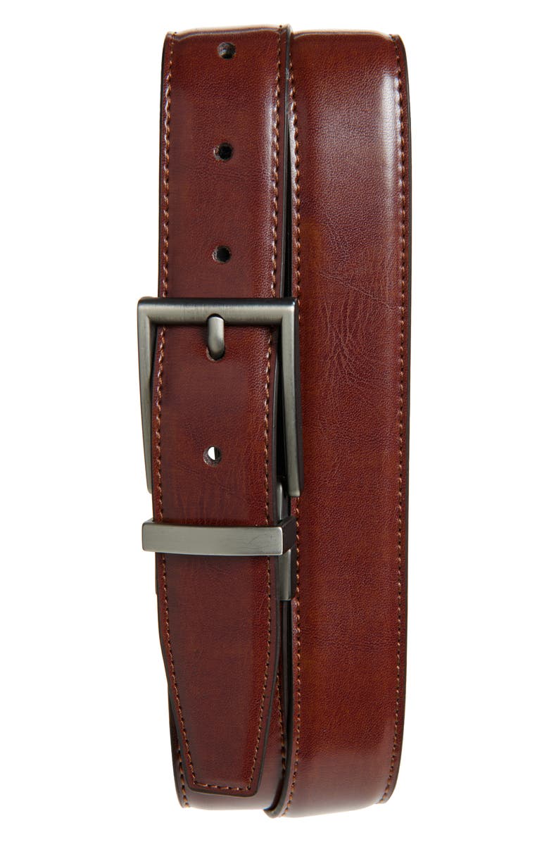 Vince Camuto Reversible Leather Belt, Main, color,