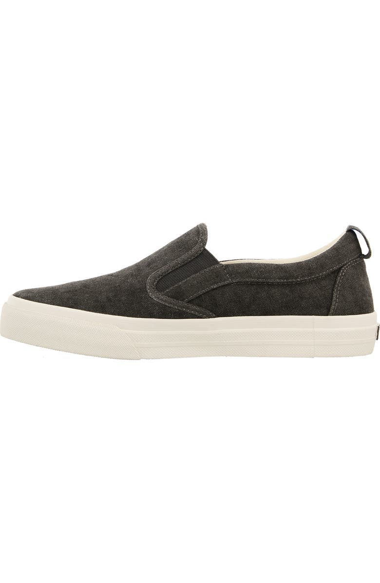 Taos Rubber Soul Slip-On Sneaker, Alternate, color, Charcoal Wash Canvas