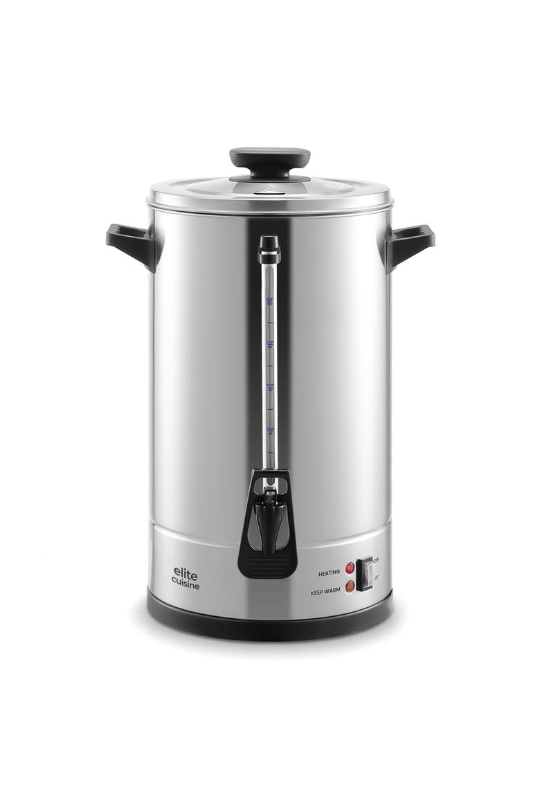 100-Cup Stainless Steel Coffee Brewer, Main, color, Metallic Silver
