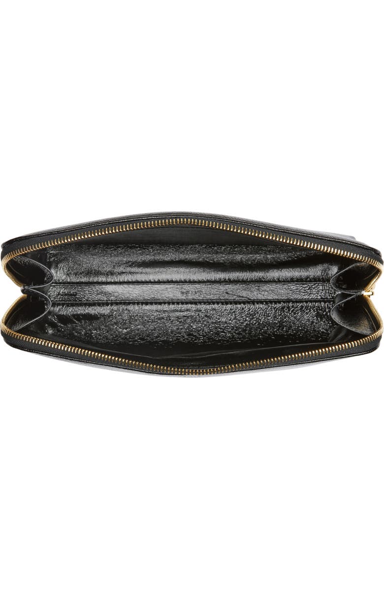 Chloé Banana Leather Zip Cosmetics Pouch, Alternate, color,