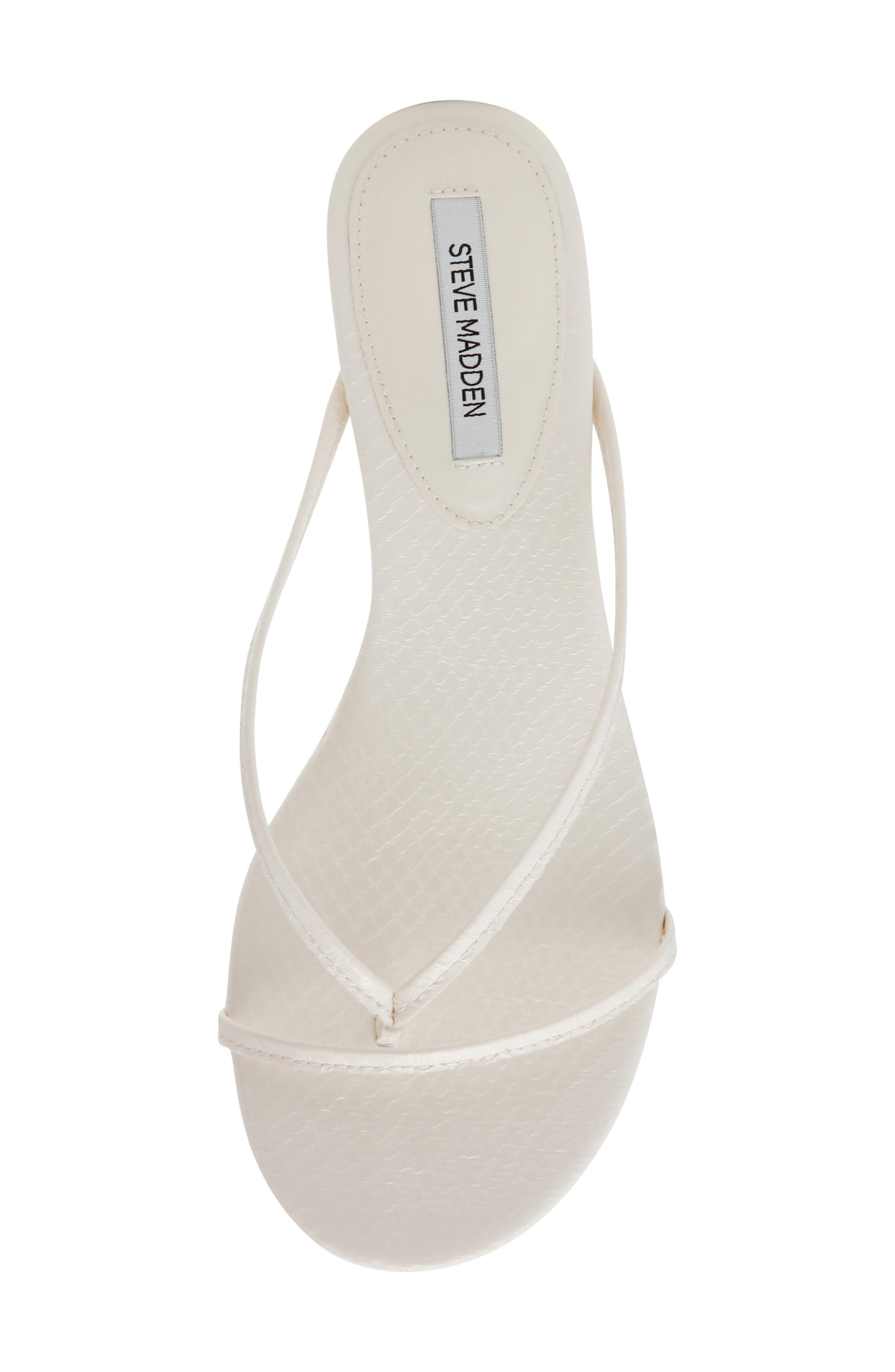 Terry Kitten Heel Flip Flop, Alternate, color, BONE SNAKE