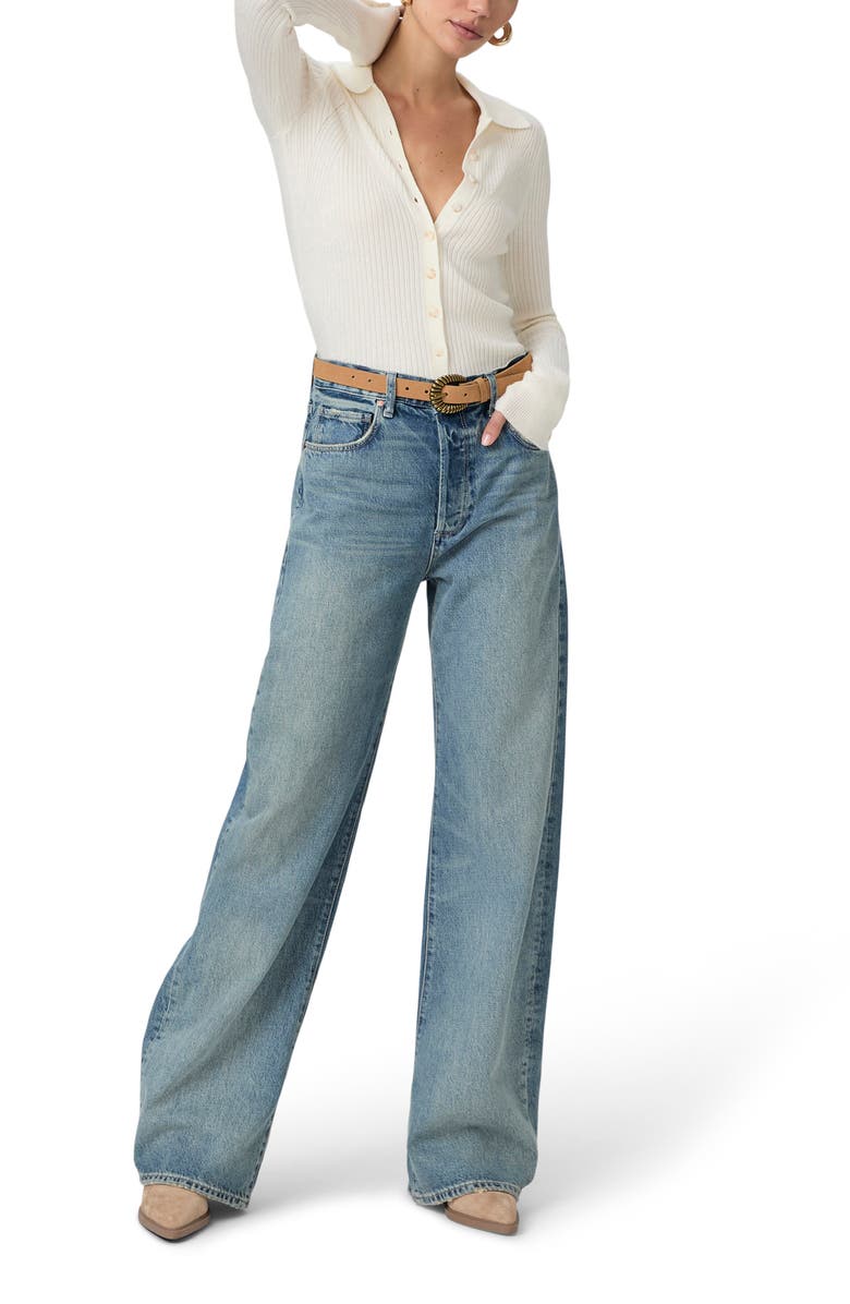 PAIGE Arellia Barrel Leg Jeans, Alternate, color, Terrin