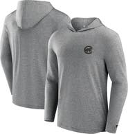 Fanatics Signature Men's Fanatics Signature Black Chicago Cubs Front Office Tech Lightweight Hoodie T-Shirt
