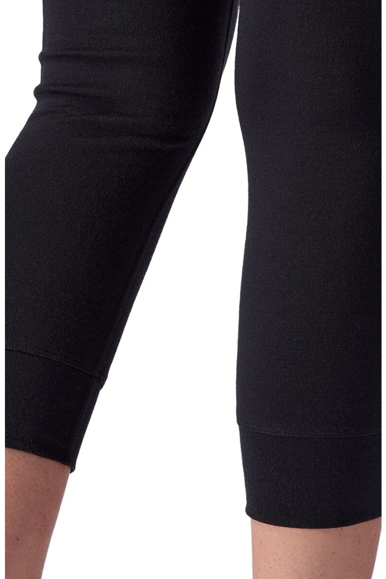 Cedars Rws Merino Mid-Wt Baselayer 3/4 Bottom - Women's, Alternate, color, Black