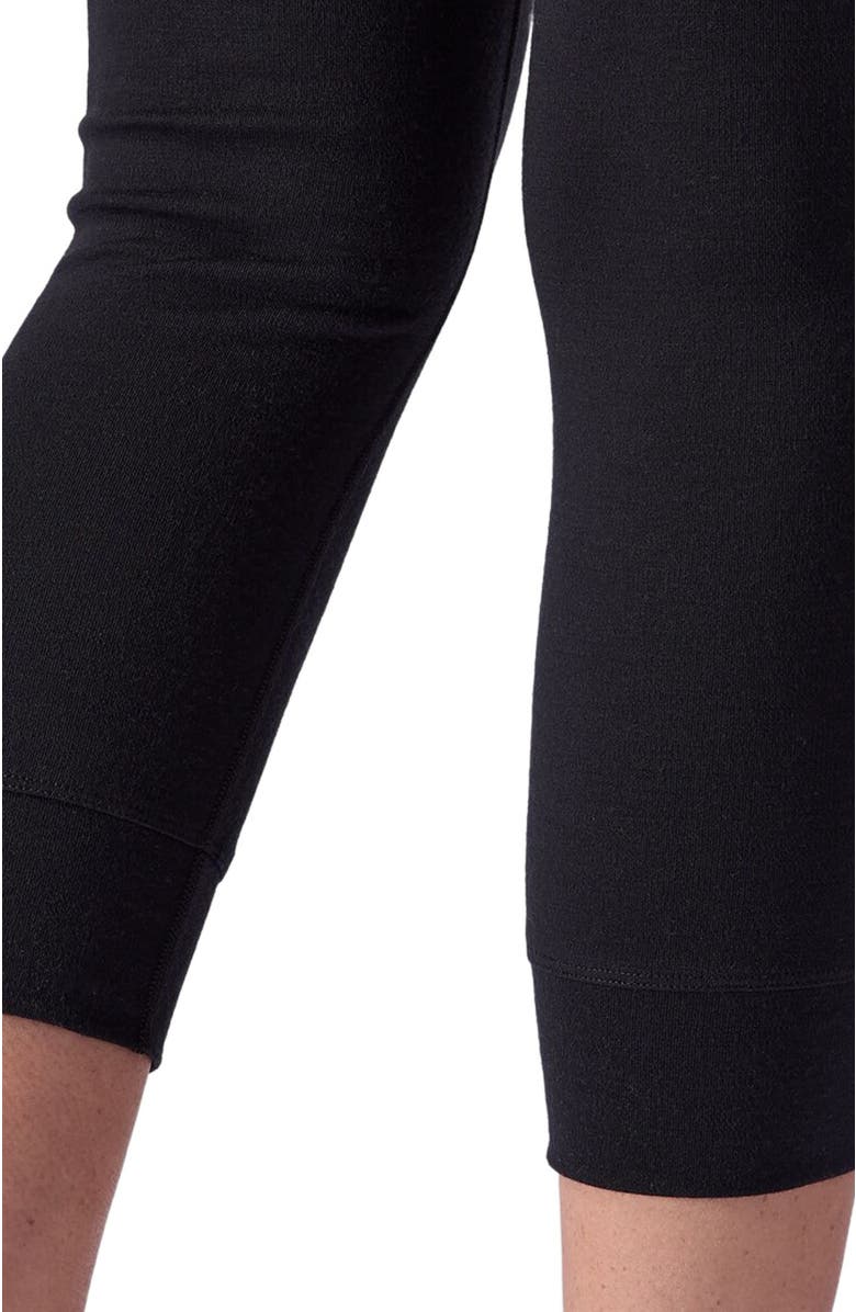 Backcountry Cedars Rws Merino Mid-Wt Baselayer 3/4 Bottom - Women's, Alternate, color, Black