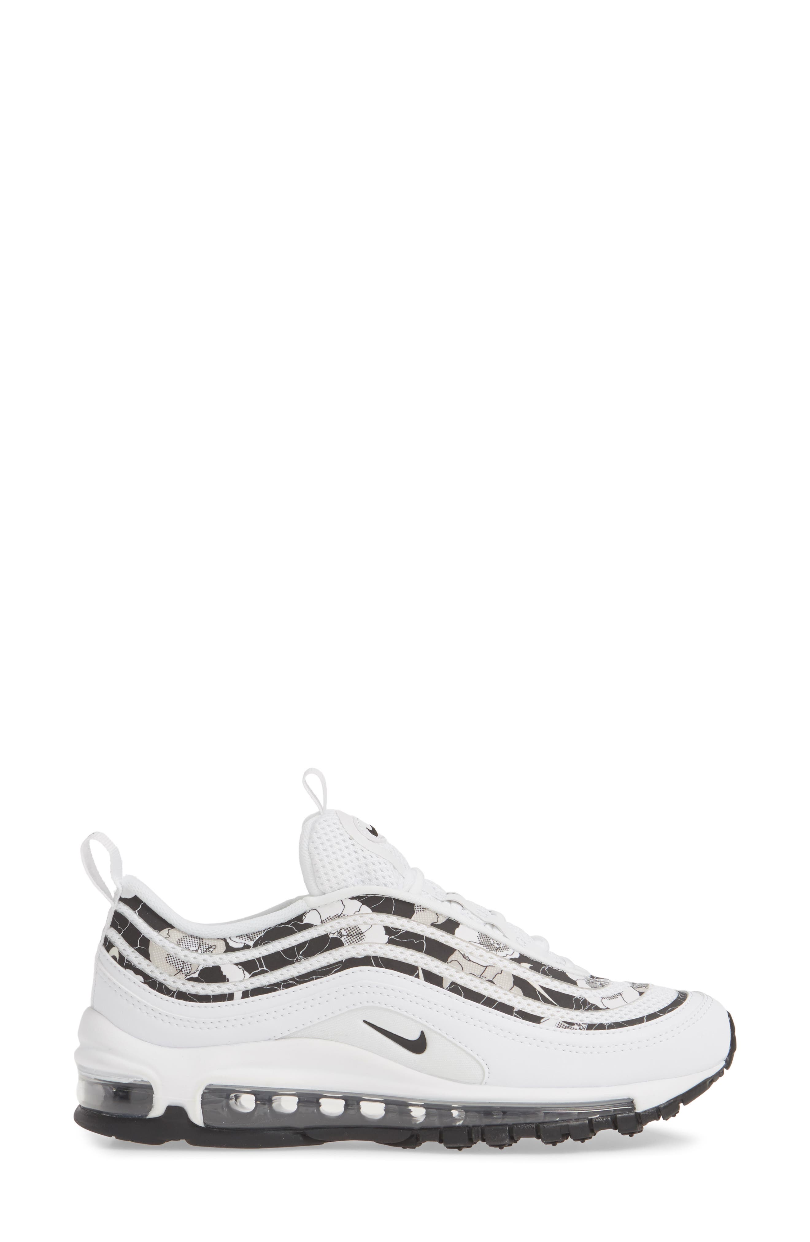 Air Max 97 SE Sneaker, Alternate, color, WHITE/ BLACK