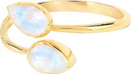 YS GEMS Gemstone Bypass Ring