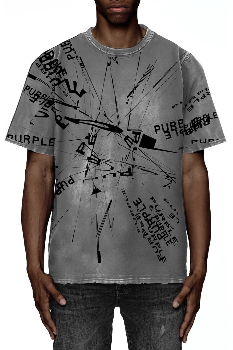 Oversize Heavyweight Graphic T-Shirt, Main, color, GREY
