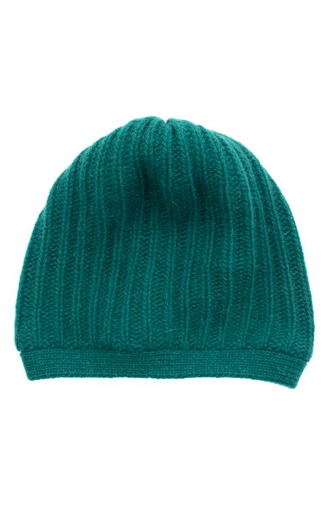 Rickrack Stitch Wool Blend Beanie