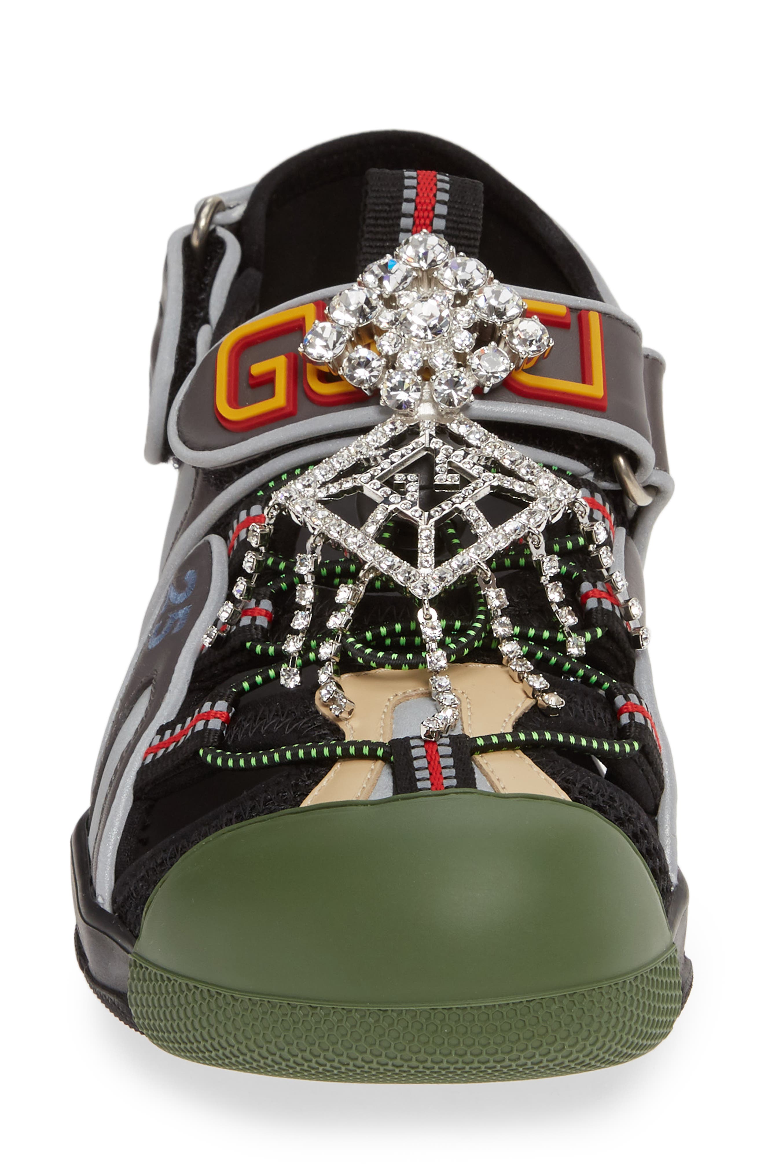 Gucci Tinsel Sport Sandal, Alternate, color, 