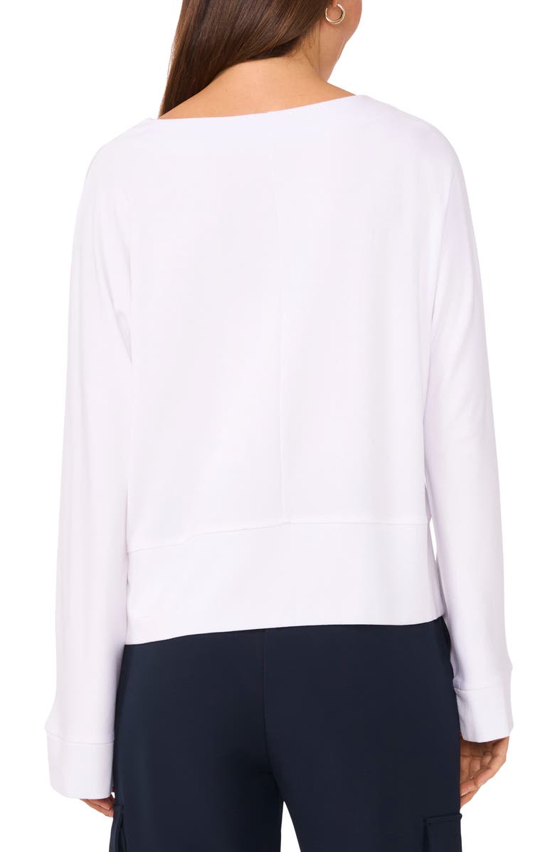 Halogen<sup>®</sup> Dolman Sleeve Sweatshirt, Alternate, color, Bright White
