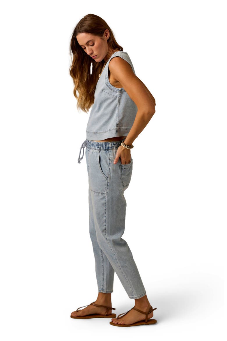 Zoe Lightweight Denim Pant, Alternate, color, Savannah