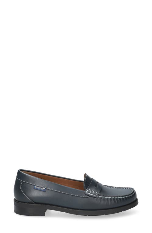 Mephisto Neda Penny Loafer In Navy