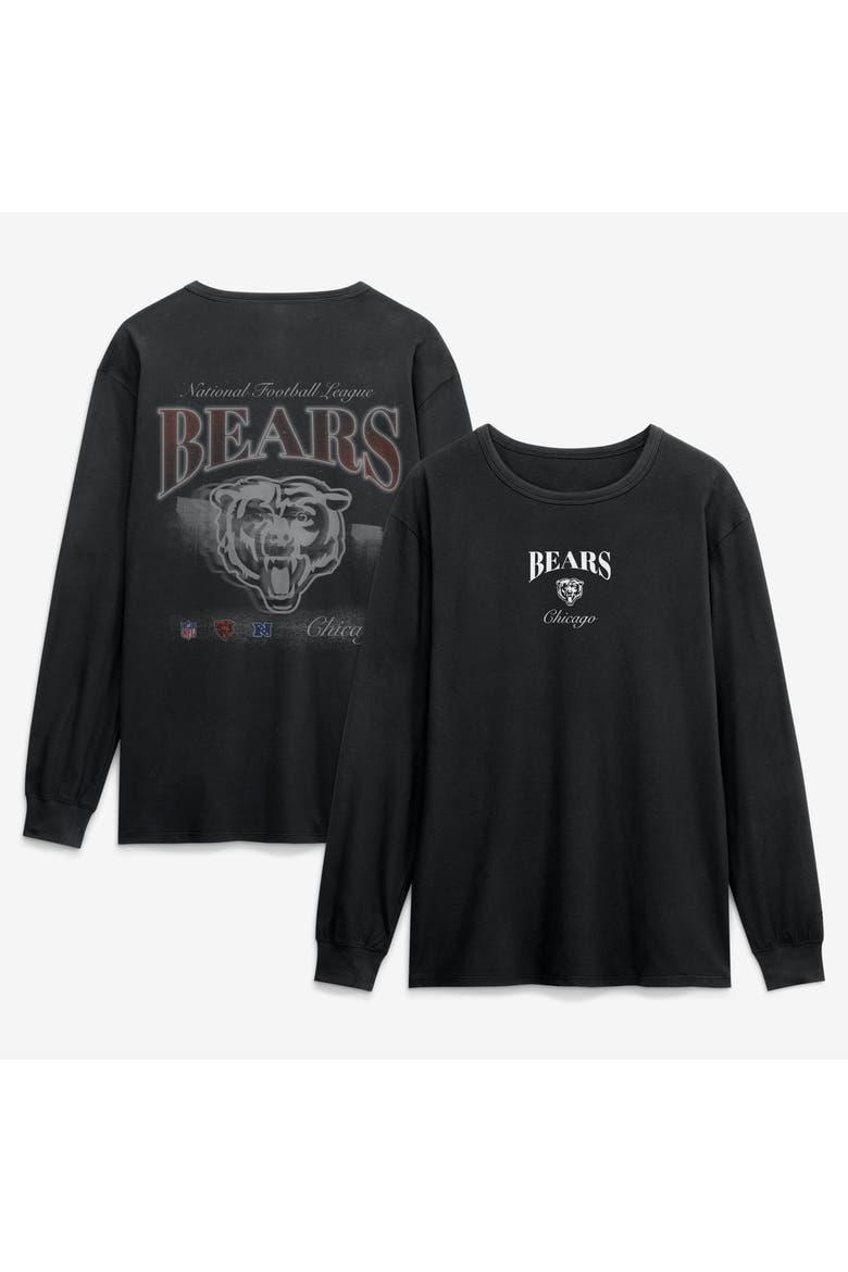 Men's Fanatics Black Chicago Bears Midnight Falls Long Sleeve T-Shirt, Main, color, Black