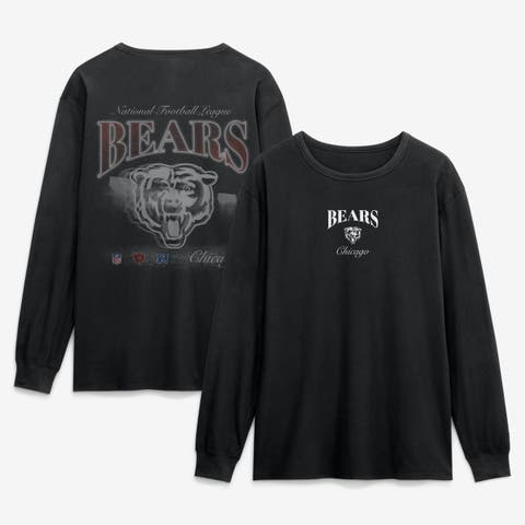Men's Fanatics Black Chicago Bears Midnight Falls Long Sleeve T-Shirt