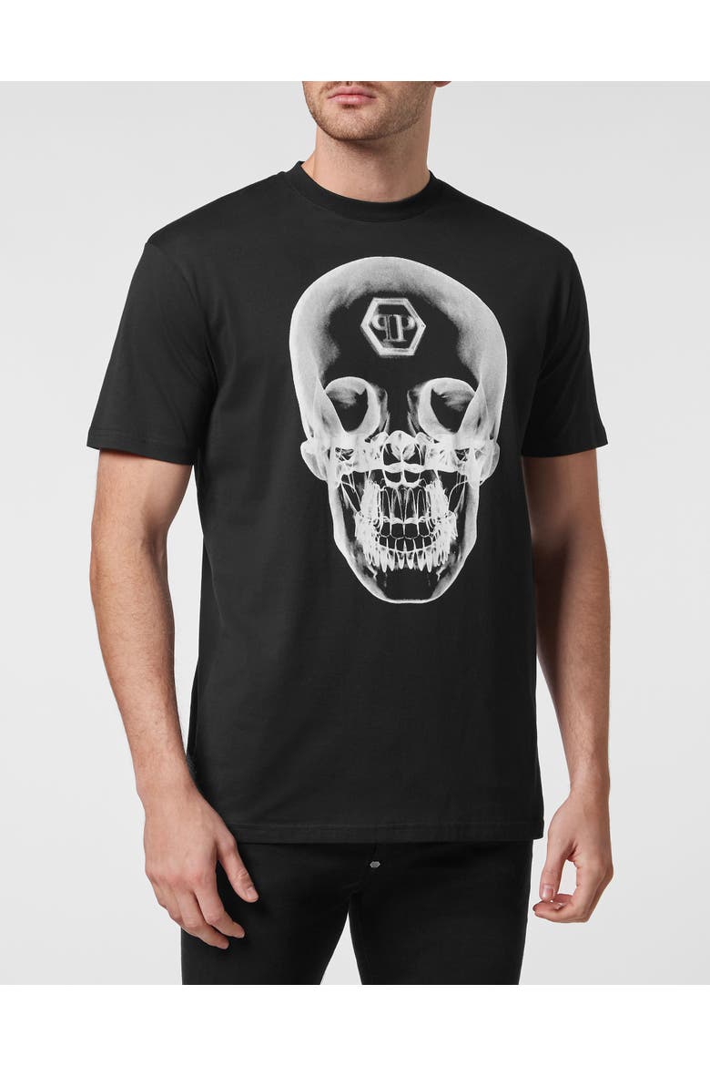 T-Shirt Round Neck Men, Main, color, black