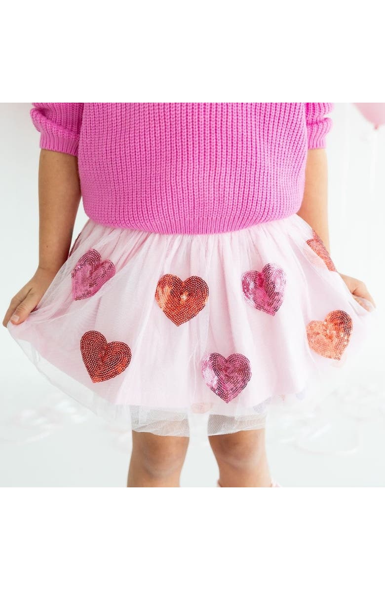 Sweet Wink Sequin Heart Valentine
s Day Tutu, Alternate, color, 